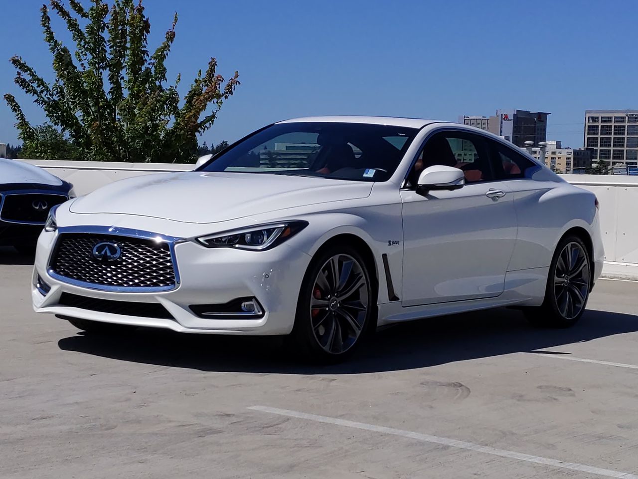 Certified Pre-Owned 2018 INFINITI Q60 Red Sport 400 2D Coupe in